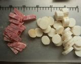 簡単★長芋とベーコンのバター醤油炒め作り方1写真