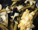 イカ茄子卵のオイスター炒め作り方7写真