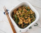 いつもの常備菜！豚ピーマン辛味噌炒め作り方3写真
