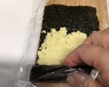 お弁当にも！秋の味覚さつま芋と海苔の渦巻作り方5写真