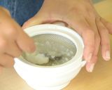 【離乳食初期】バナナと小松菜のおかゆ作り方3写真