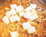 卵と豆腐でとろ〜り麻婆風＊辛ラーメン作り方3写真