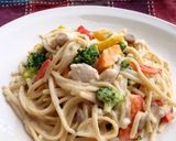 ジューシーチキンのプリマべーラパスタ作り方15写真