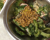 納豆とゴーヤの胡麻和えのご飯作り方2写真