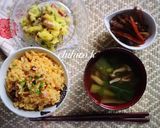 ベーコンと人参のすりおろし炊き込みご飯☆作り方4写真