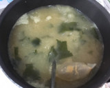 簡単＊ねぎと卵の味噌汁＊作り方2写真