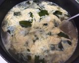 簡単＊ねぎと卵の味噌汁＊作り方3写真