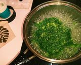 離乳食中期 こまつな作り方2写真