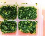 離乳食中期 こまつな作り方4写真