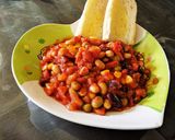 【 カナダ料理記録】トマトチリビーンズ作り方6写真