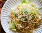 mレンジDEキャベツとしらすのバター醤油作り方3写真