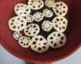 揚げ蓮根のメープルマスタード風味作り方2写真