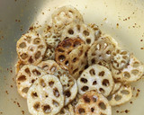 揚げ蓮根のメープルマスタード風味作り方4写真