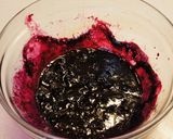 レンジで、冷凍ブルーベリーでジャムを作る作り方3写真