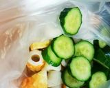 簡単！切って入れるだけ！胡瓜と竹輪のゴマ作り方4写真
