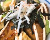 絶品〜！照り焼きチキンとアボカ丼作り方5写真
