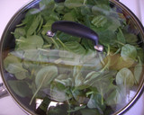 ほうれん草とかにかまの納豆和え作り方1写真