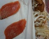 カルディパスタソース♪鮭キノコホイル焼き作り方1写真