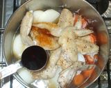 大根と鶏手羽先の煮物♪簡単鶏肉スープで作り方7写真