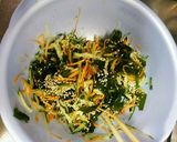 ★野菜切るだけ、ワカメのポン酢サラダ★作り方2写真