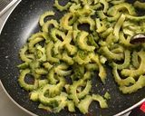 白いご飯に合う〜☆ゴーヤのしそ味噌炒め作り方5写真