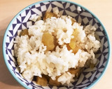 秋の旬！炊飯器で炊くだけ！サツマイモご飯作り方4写真