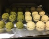 サクッほろっ抹茶&ホワイトスノーボール作り方7写真