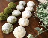 サクッほろっ抹茶&ホワイトスノーボール作り方11写真