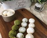 サクッほろっ抹茶&ホワイトスノーボール作り方12写真