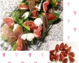 無花果と生ハムのサラダ♡ヨーグルト添え♪作り方2写真