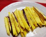 薩摩芋の超〜お手軽スティックホットサラダ作り方3写真