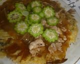 フィレンツェ茄子天肉あんかけ掛け作り方6写真