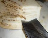 フィレンツェ茄子の天ぷら(団扇茄子)作り方5写真