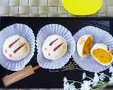 十五夜に♥お月見うさぎのカボチャ饅頭作り方9写真