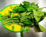空芯菜のにんにく炒め作り方1写真
