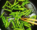 空芯菜のにんにく炒め作り方4写真