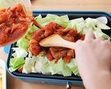 余った餅でホットプレートチーズタッカルビ作り方5写真