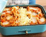 余った餅でホットプレートチーズタッカルビ作り方9写真