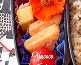 山菜栗ご飯★玄米★チキン南蛮 秋弁当作り方4写真