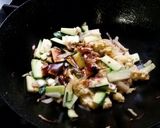 ズッキーニと卵のピリ辛マヨ甜麺醤炒め作り方6写真