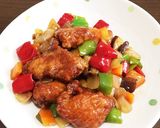 角切りで可愛い♪鶏胸肉のオイスター炒め作り方4写真