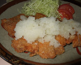 とんかつ梅シソ入り（大根おろしのせ）作り方5写真