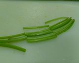 さつま芋の茎＆葉のニンニク炒め～台湾の味作り方3写真
