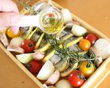 グリラーで　秋刀魚のレモンハーブ焼き作り方5写真