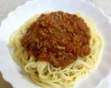 超シンプルなミートソーススパゲッティ作り方4写真