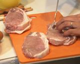 疲労回復に豚ロースステーキ作り方1写真