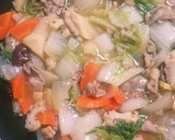 豚肉と白菜の中華あんかけ風煮物☆作り方7写真