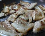 豚バラ肉のねぎ塩にんにく丼作り方4写真