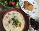 さつまいもほっこり❤︎根菜ミルクスープ作り方5写真