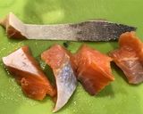 銀鮭の香味フライ✨ハニーマスタード添え作り方1写真